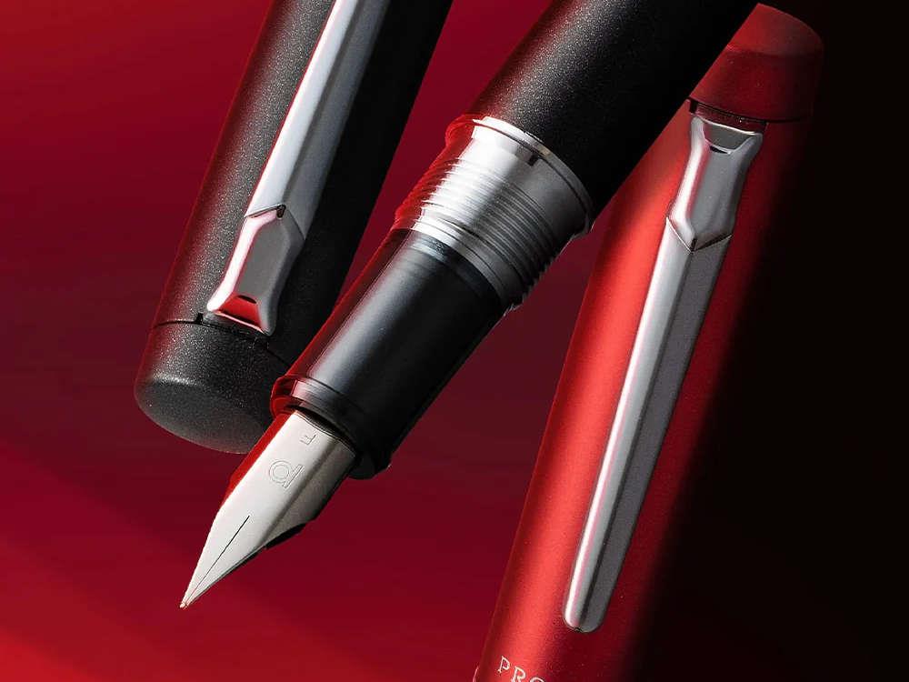 Platinum Procyon Carmine Red Fountain Pen, PNS-5000-10 - Image 4