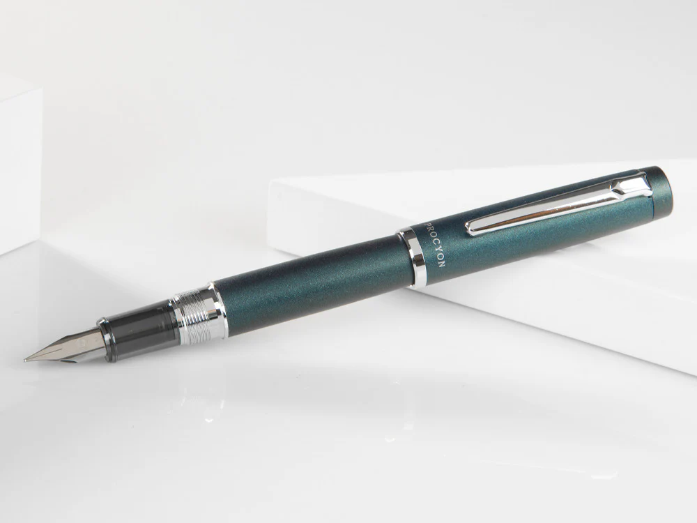 Platinum Procyon Deep Sea Fountain Pen, Aluminium, Blue, PNS-5000-50 - Image 3