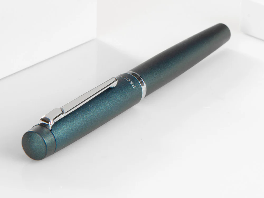 Platinum Procyon Deep Sea Fountain Pen, Aluminium, Blue, PNS-5000-50 - Image 8