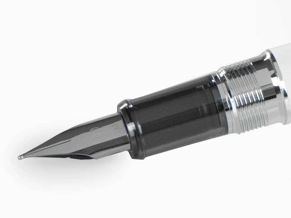 Platinum Procyon Porcelain Fountain Pen, Aluminium, White, PNS-5000-3 - Image 5