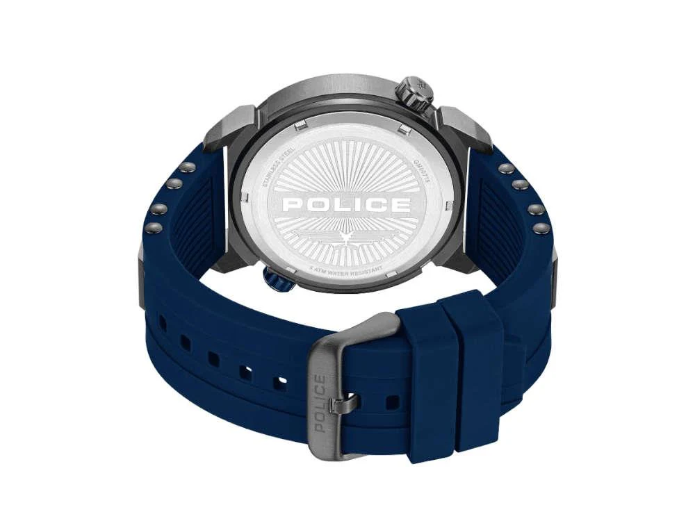 Police Boa Quartz Watch, PVD, 48 mm, Blue, PEWGM0071803 - Image 3