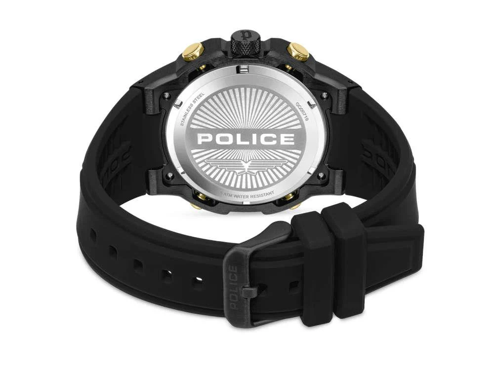 Police Challenger Quartz Watch, PVD, 46 mm, Black, PEWGQ0071901 - Image 3