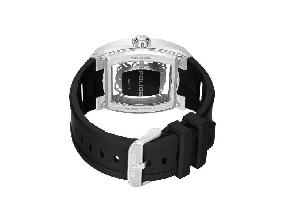 Police Cranium Quartz Watch, 42 mm, Grey, PEWJM0081301 - Image 3