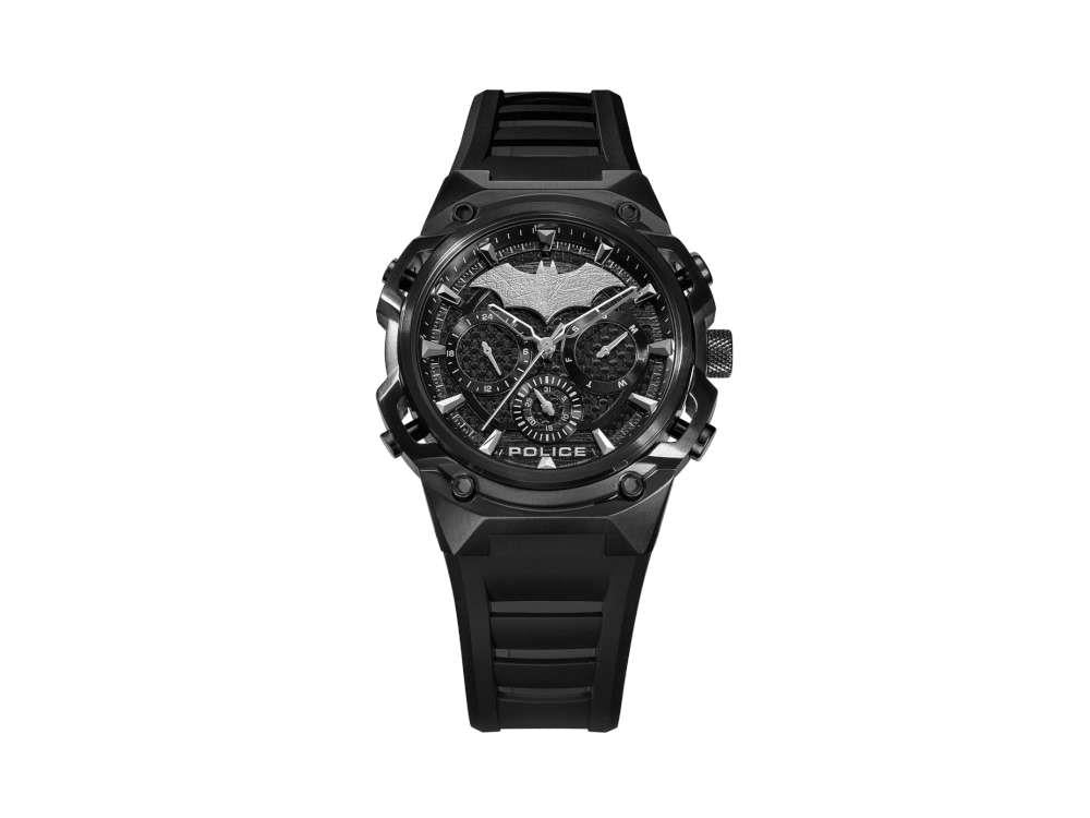 Police Crusader Quartz Watch & Batarang Bracelet Set Limited Ed. PEWGQ0089901
