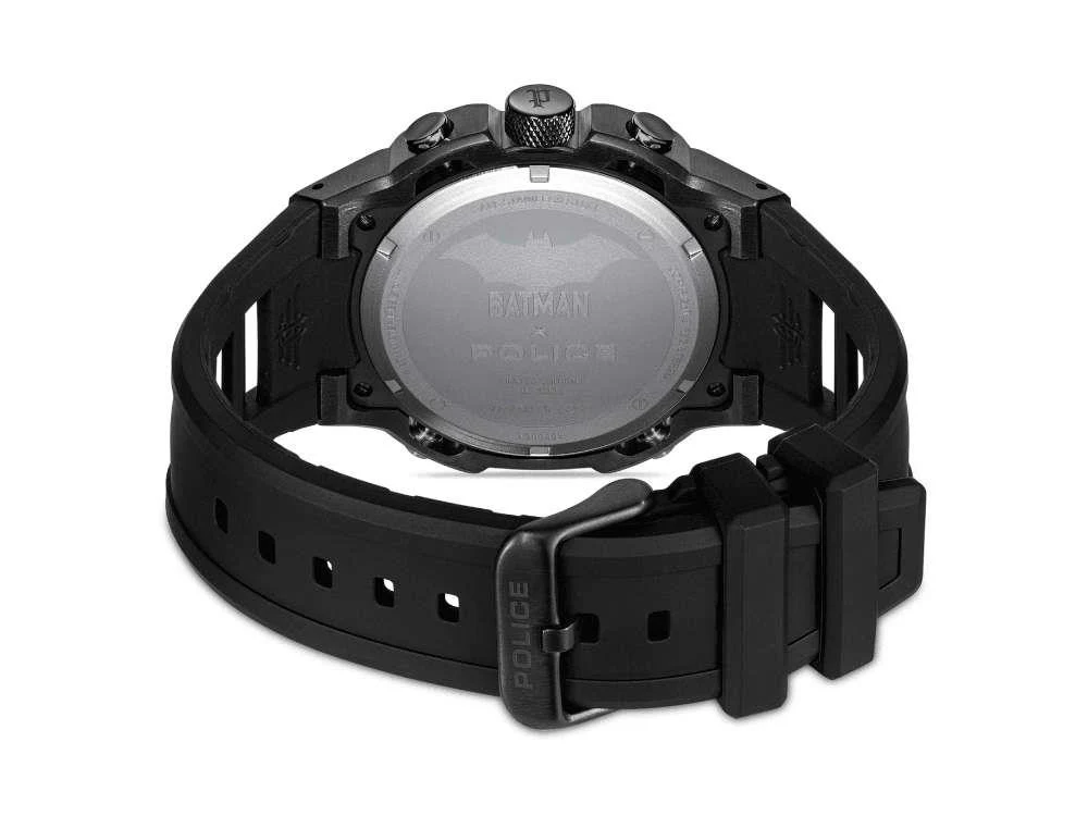 Police Crusader Quartz Watch & Batarang Bracelet Set Limited Ed. PEWGQ0089901 - Image 3