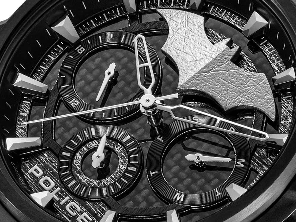 Police Crusader Quartz Watch & Batarang Bracelet Set Limited Ed. PEWGQ0089901 - Image 4