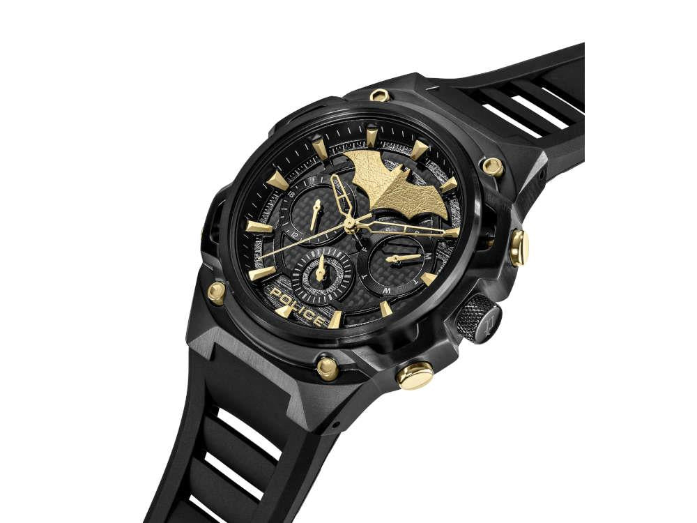 Police Crusader Quartz Watch & Batarang Bracelet Set Limited Ed, PEWGQ0089902 - Image 2
