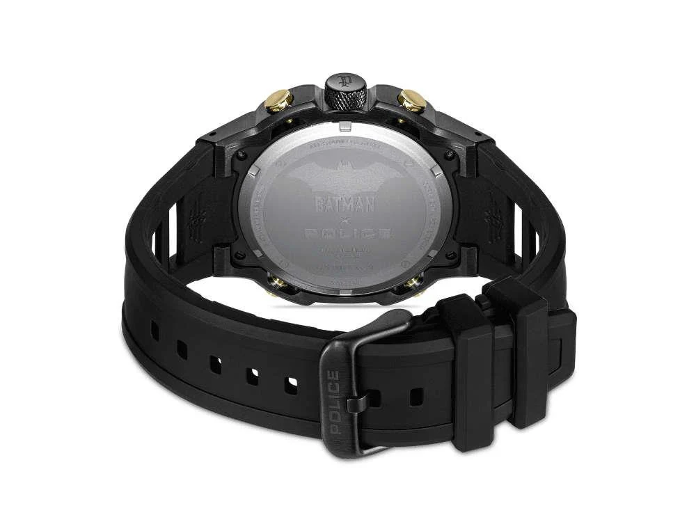 Police Crusader Quartz Watch & Batarang Bracelet Set Limited Ed, PEWGQ0089902 - Image 3