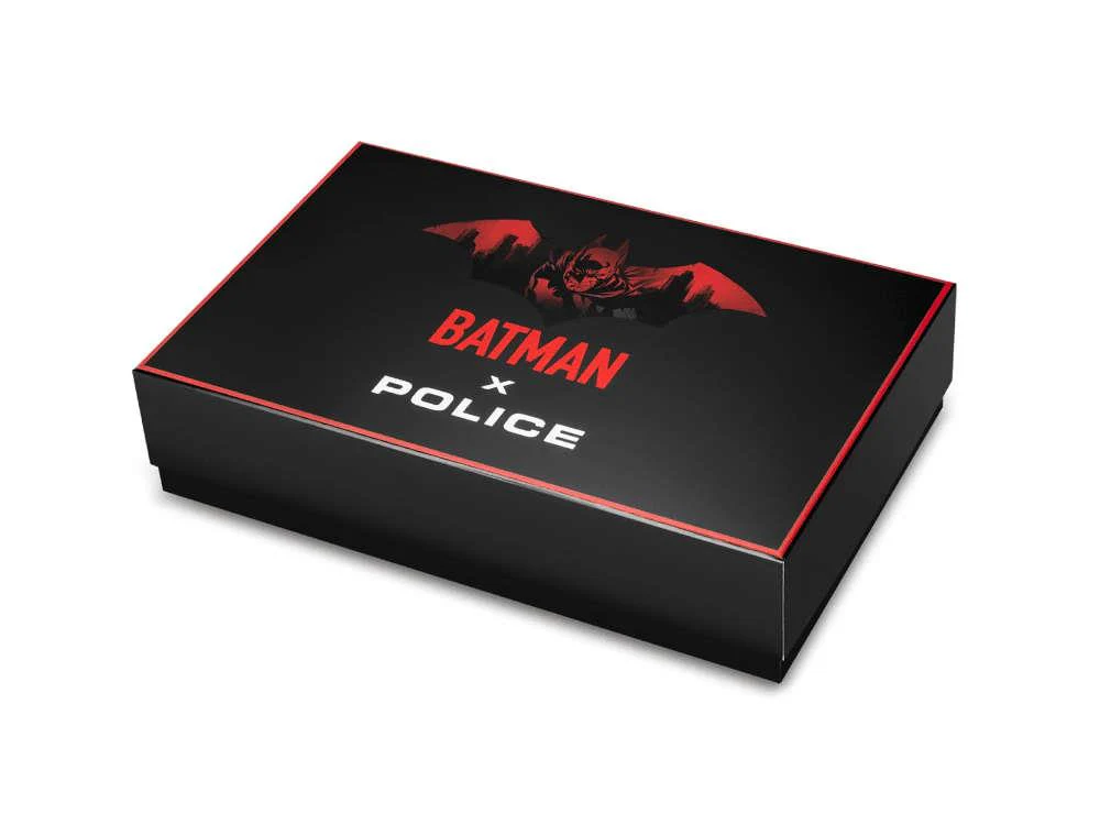 Police Crusader Quartz Watch & Batarang Bracelet Set Limited Ed, PEWGQ0089902 - Image 7