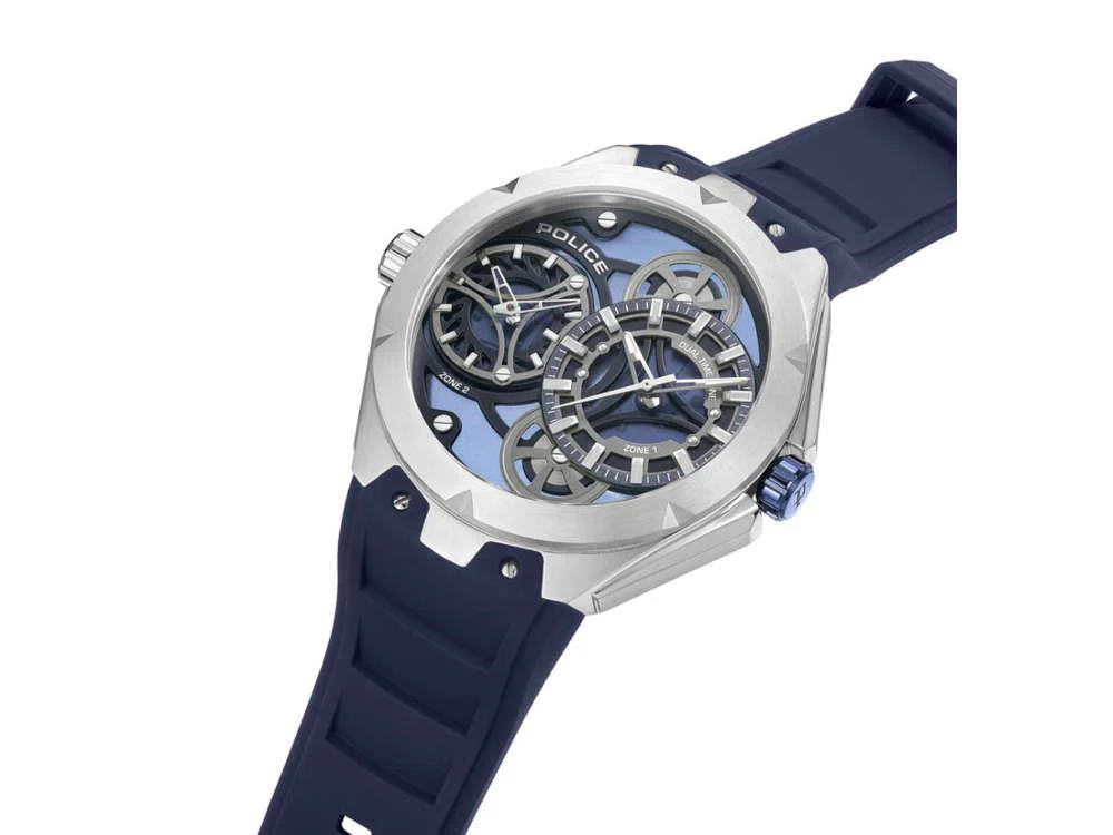 Police Scepter Quartz Watch, 46 mm, Blue, PEWGM0081703 - Image 2