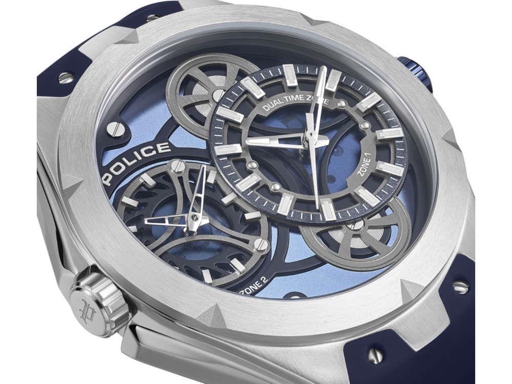 Police Scepter Quartz Watch, 46 mm, Blue, PEWGM0081703 - Image 3