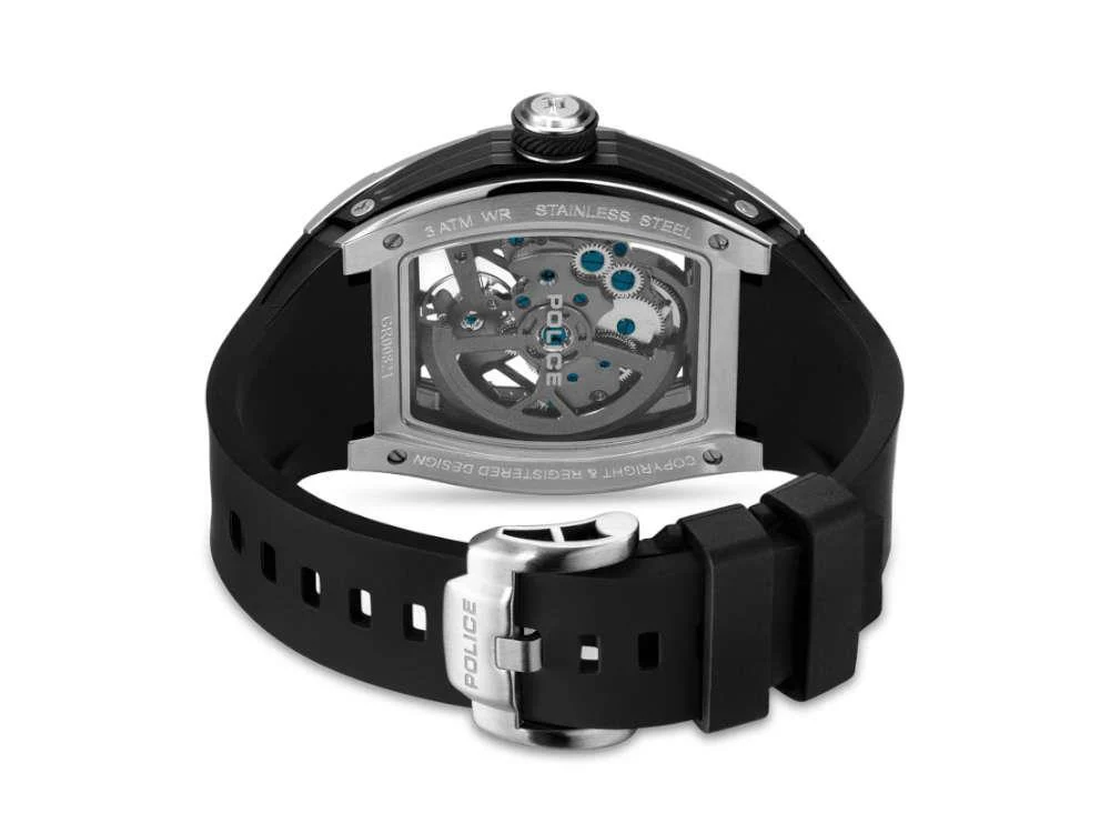 Police Tampa Automatic Watch, 42 mm, Black, PEWGR0082102 - Image 3