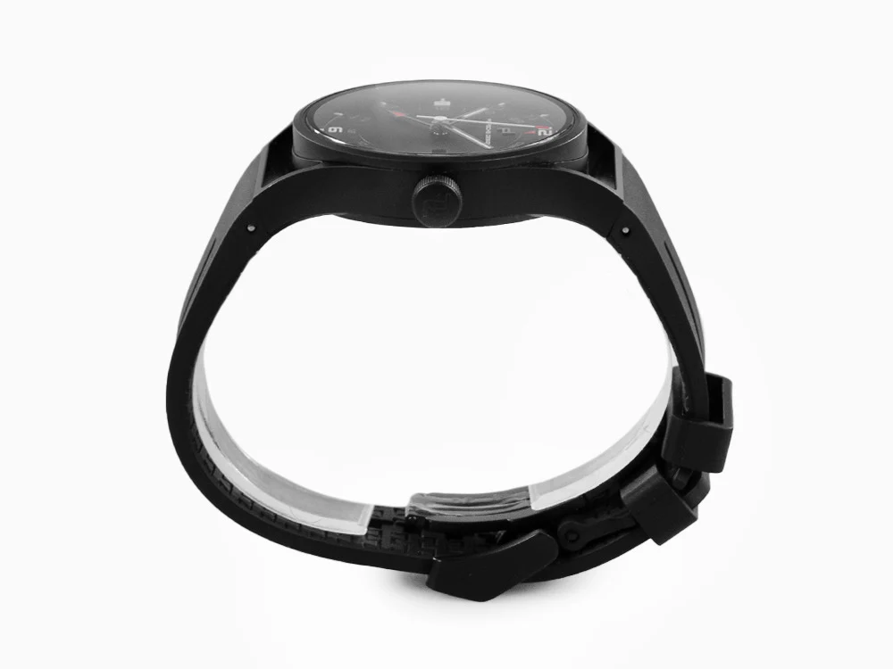 Porsche Design 1919 Automatic Watch Globetimer, Titanium, Black & Rubber - Image 5