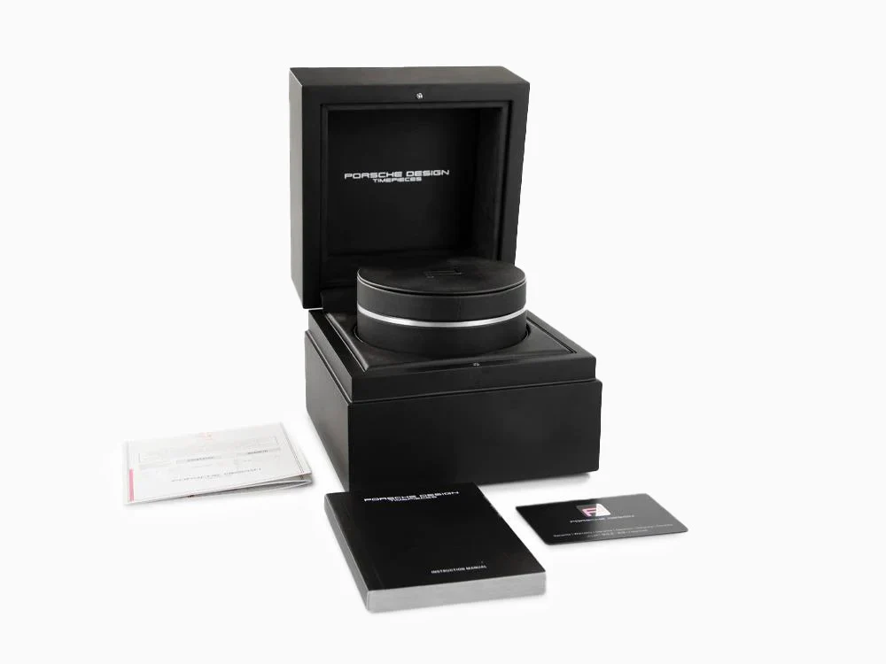 Porsche Design 1919 Automatic Watch Globetimer, Titanium, Black & Rubber - Image 9