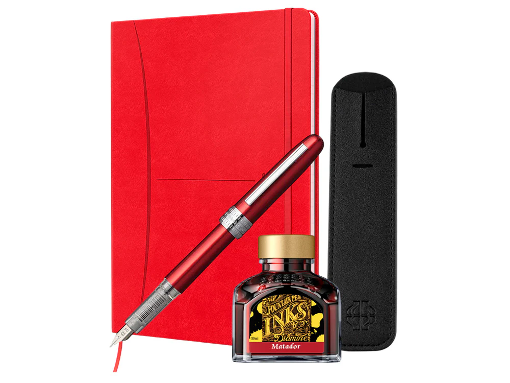Red Writing Set