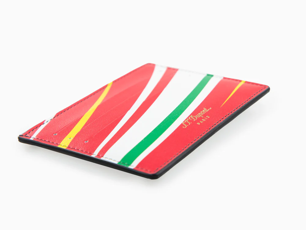 S.T. Dupont 24H Du Mans Credit card holder, Leather, Red, 6 Cards, 161311 - Image 8