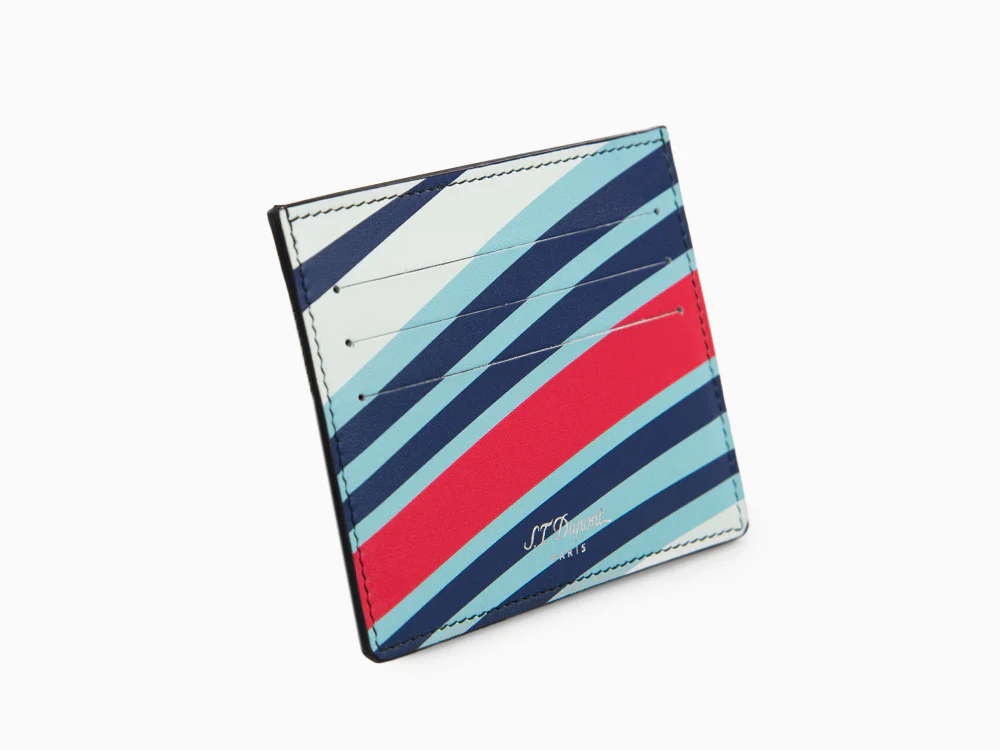 S.T. Dupont 24H Du Mans Credit card holder, Leather, White, 6 Cards, 161511 - Image 4