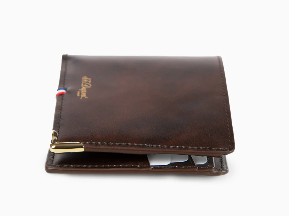 S.T. Dupont Atelier Cloudy Wallet, Brown, Leather, 6 Cards, 190453 - Image 4