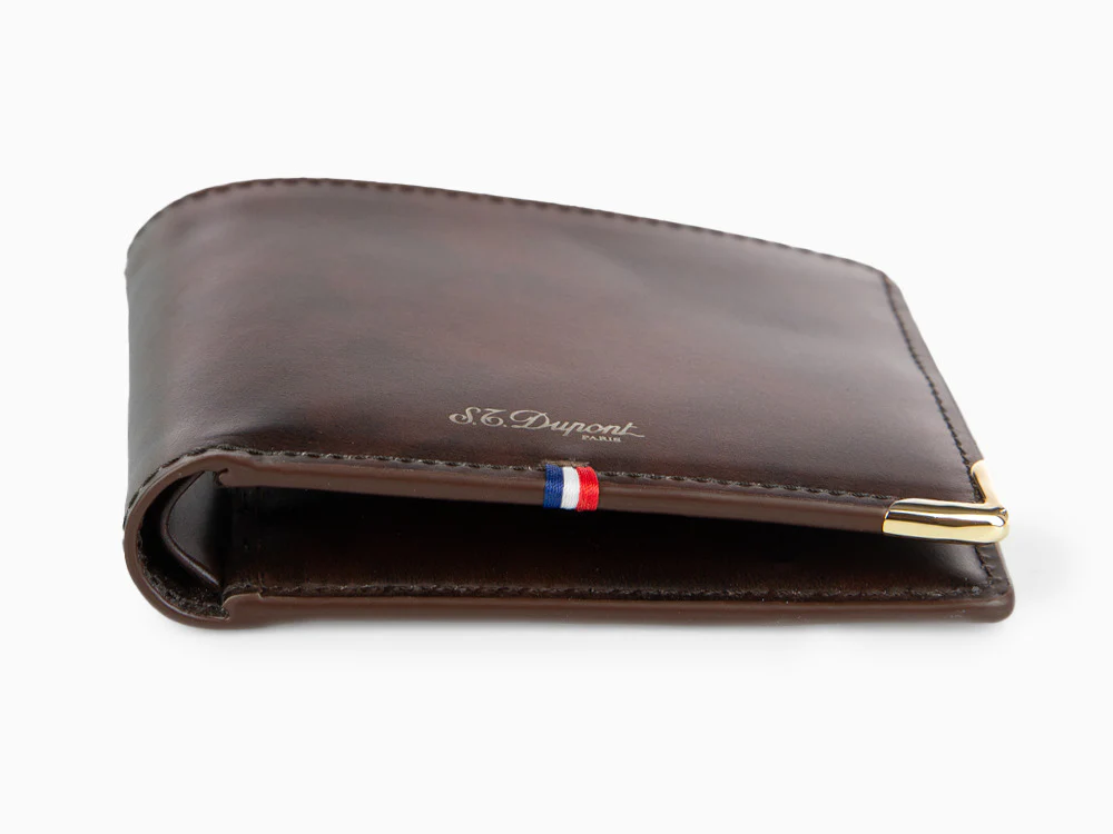 S.T. Dupont Atelier Cloudy Wallet, Brown, Leather, 6 Cards, 190453 - Image 5