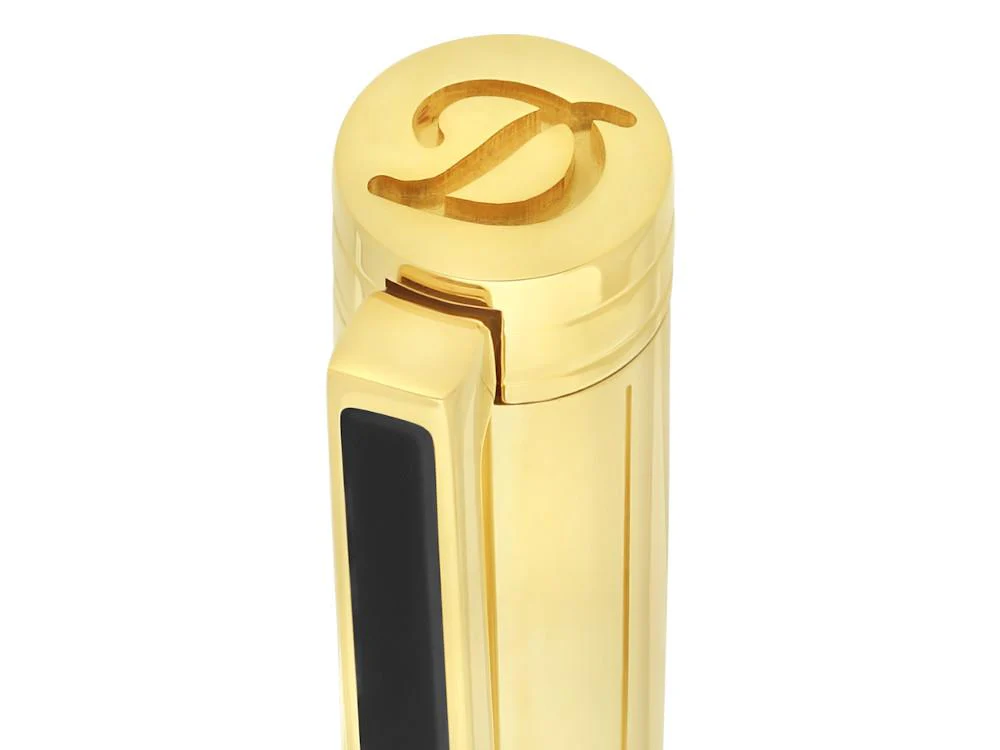 S.T. Dupont Classique Ballpoint pen, Brass, Black, 045076N - Image 4