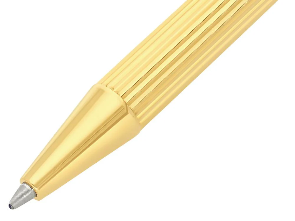 S.T. Dupont Classique Ballpoint pen, Brass, Golden, 045078N - Image 4