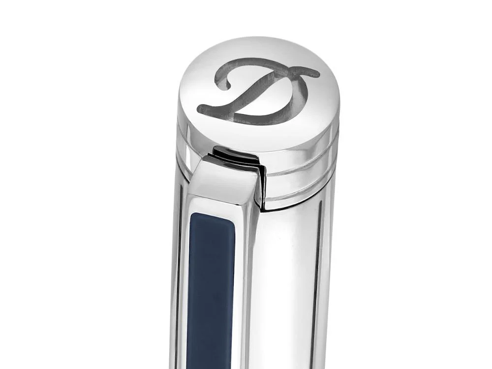 S.T. Dupont Classique Ballpoint pen, Brass, Silver, 045077N - Image 5