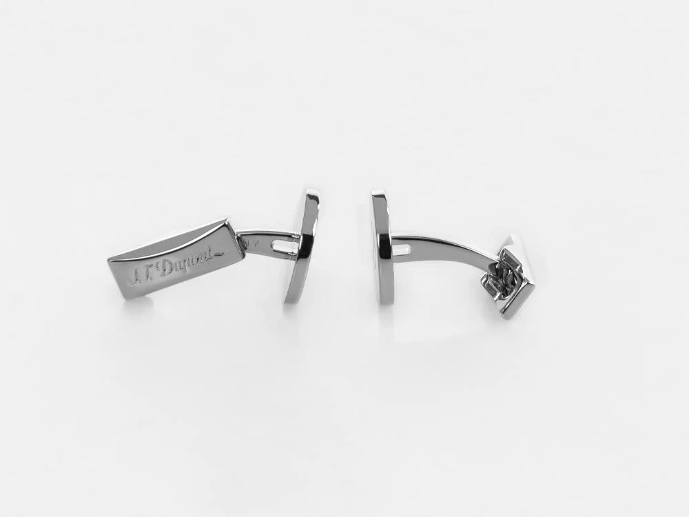 S.T. Dupont D Cufflinks, Silver, 005837 - Image 3