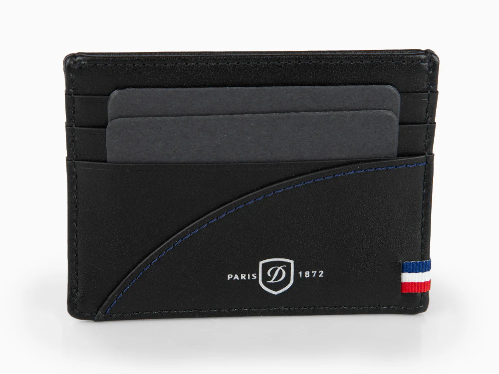 S.T. Dupont Défi Millennium Credit card holder, Leather, Black, 6 Cards, 172004 - Image 3