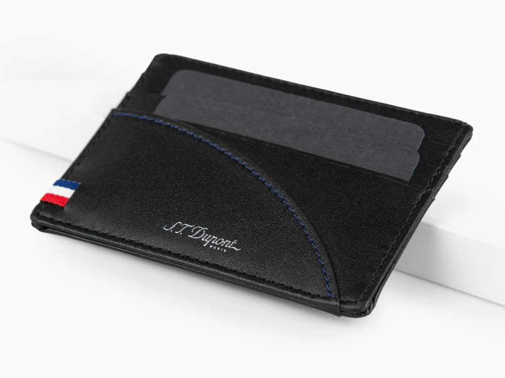 S.T. Dupont Défi Millennium Credit card holder, Leather, Black, 6 Cards, 172004 - Image 6
