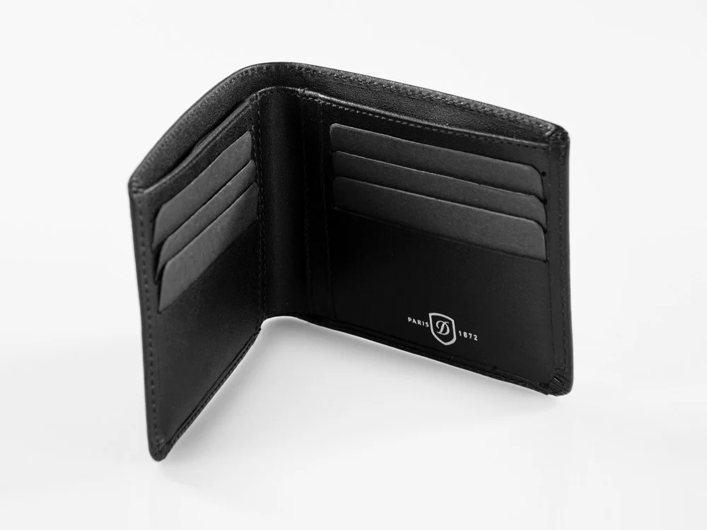 S.T. Dupont Défi Millennium Wallet, Leather, Black, 8 Cards, 172002 - Image 4