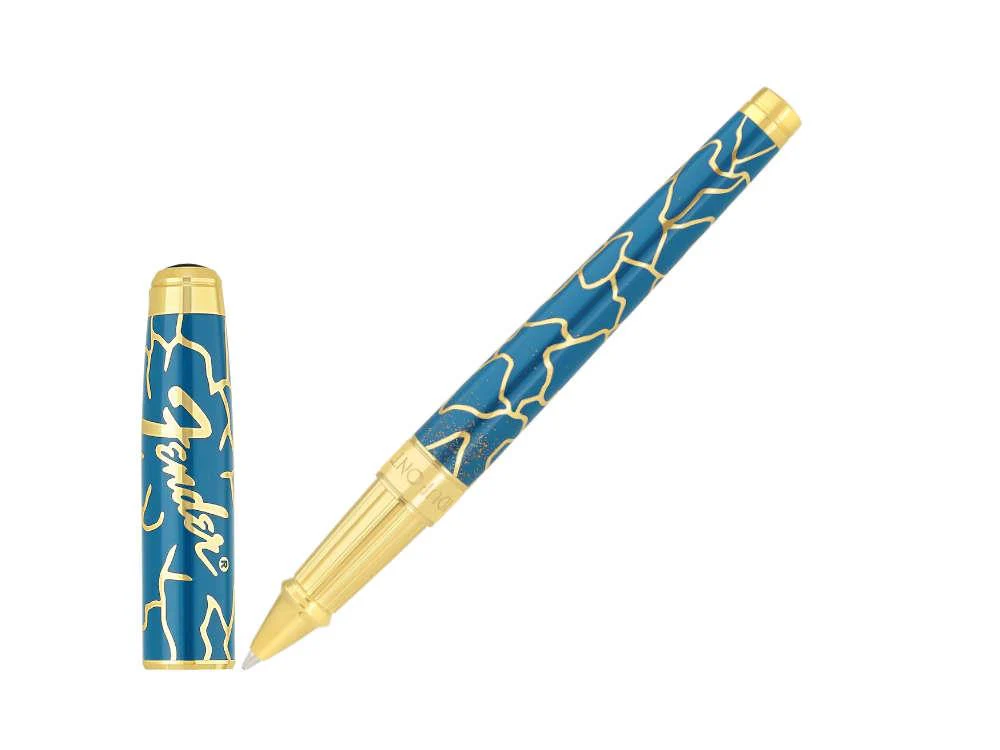 S.T. Dupont Fender Line D Eternity Rollerball, Blue, Limited Edition, 422176L - Image 2