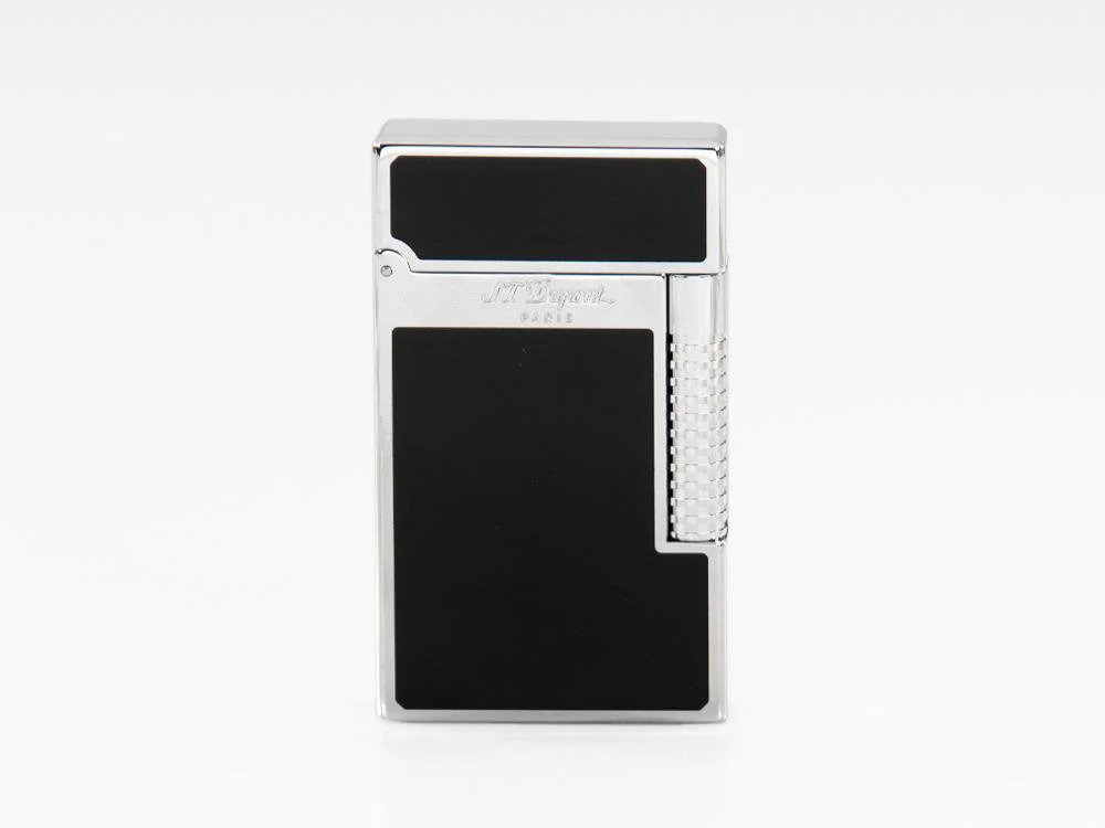 S.T. Dupont Ligne 2 Lighter New Le Grand, Palladium trim, Black, C23010 - Image 10