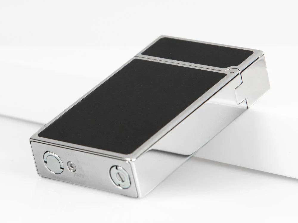 S.T. Dupont Ligne 2 Lighter New Le Grand, Palladium trim, Black, C23010 - Image 8