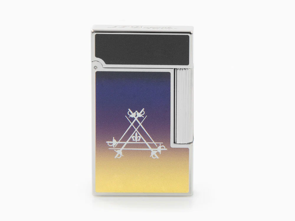 S.T. Dupont Ligne 2 Montecristo La Nuit Lighter, Palladium trim, C16035 - Image 2