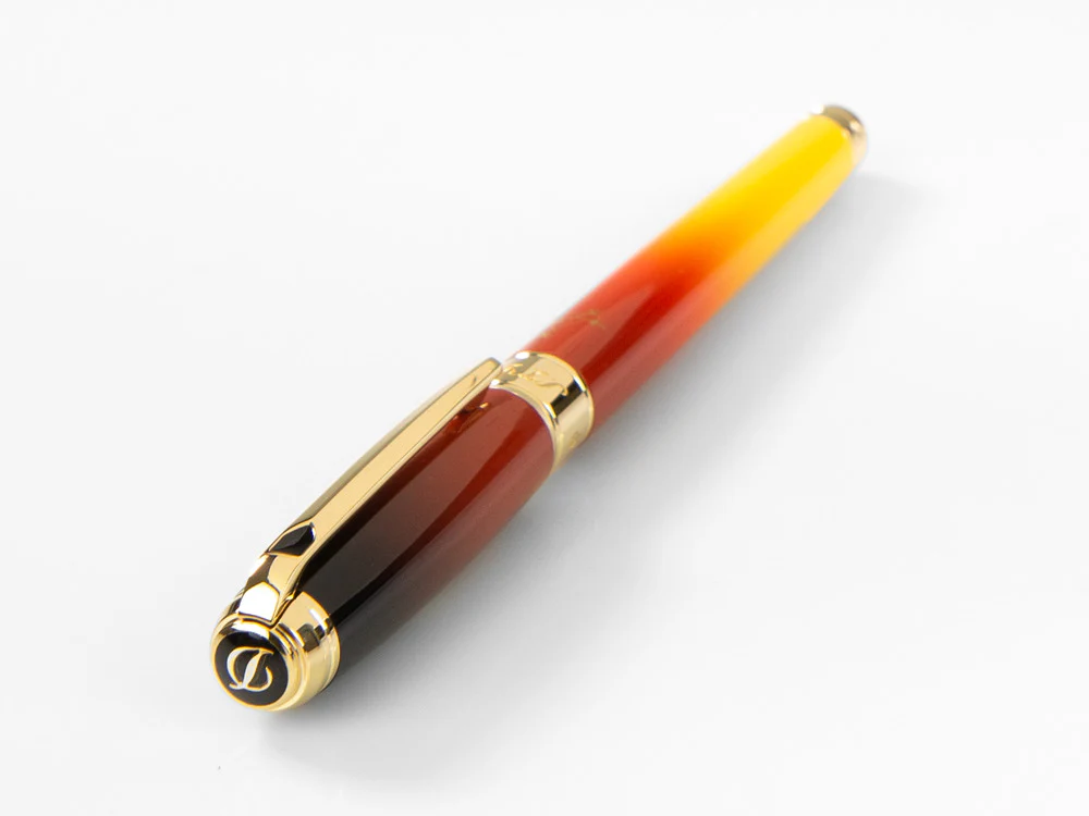 S.T. Dupont Line D Montecristo, Le Crépuscule Fountain Pen, Gold,410136L - Image 6