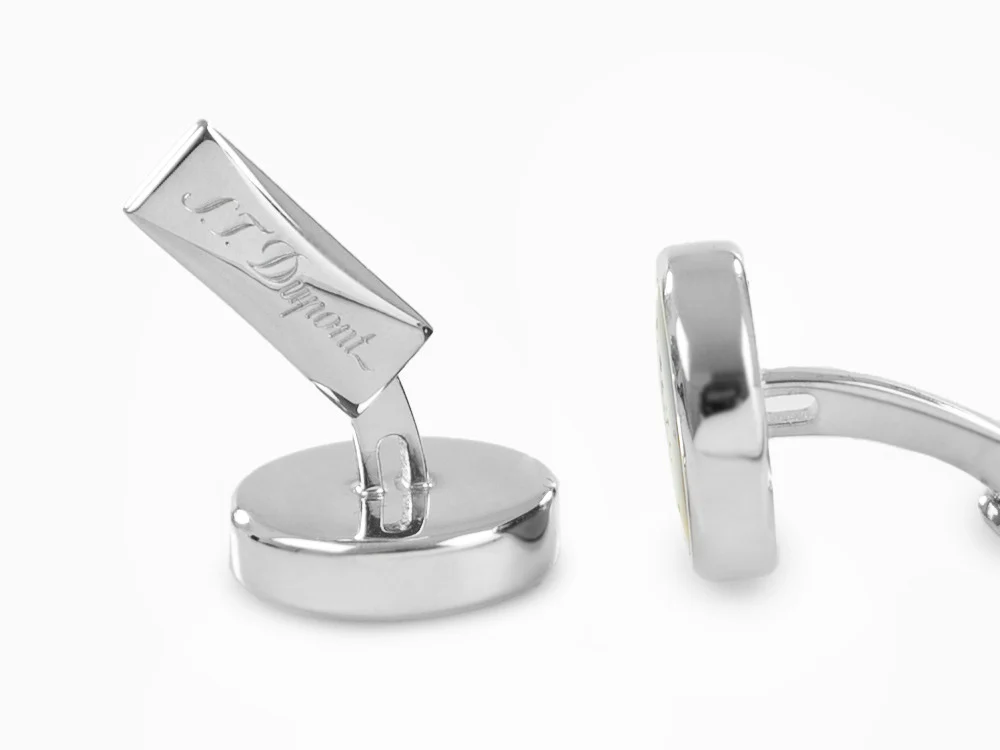S.T. Dupont Montecristo La Nuit Cufflinks, Lacquer, Lacquer, Blue, 005715 - Image 6