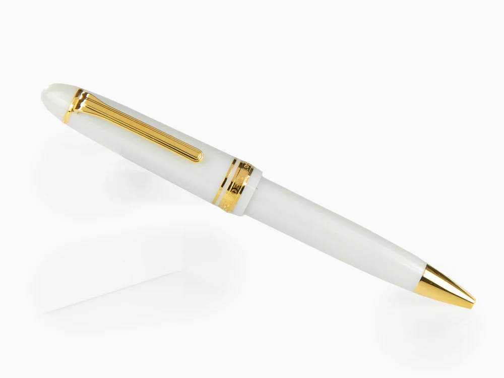 Sailor 1911 Large Series Ballpoint pen, White, Gold Trim, 16-1009-610 - Image 3