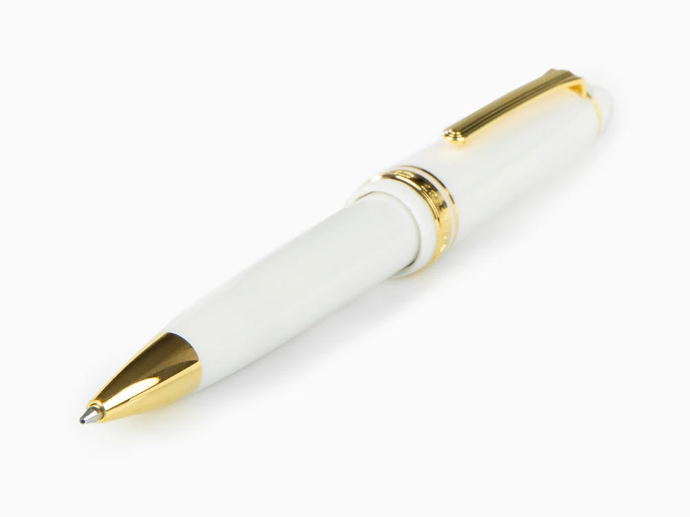 Sailor 1911 Large Series Ballpoint pen, White, Gold Trim, 16-1009-610 - Image 7