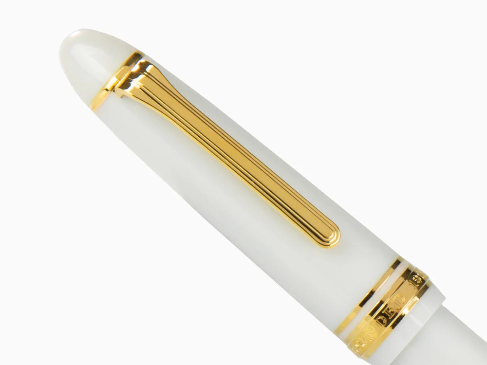 Sailor 1911 Large Series Ballpoint pen, White, Gold Trim, 16-1009-610 - Image 8