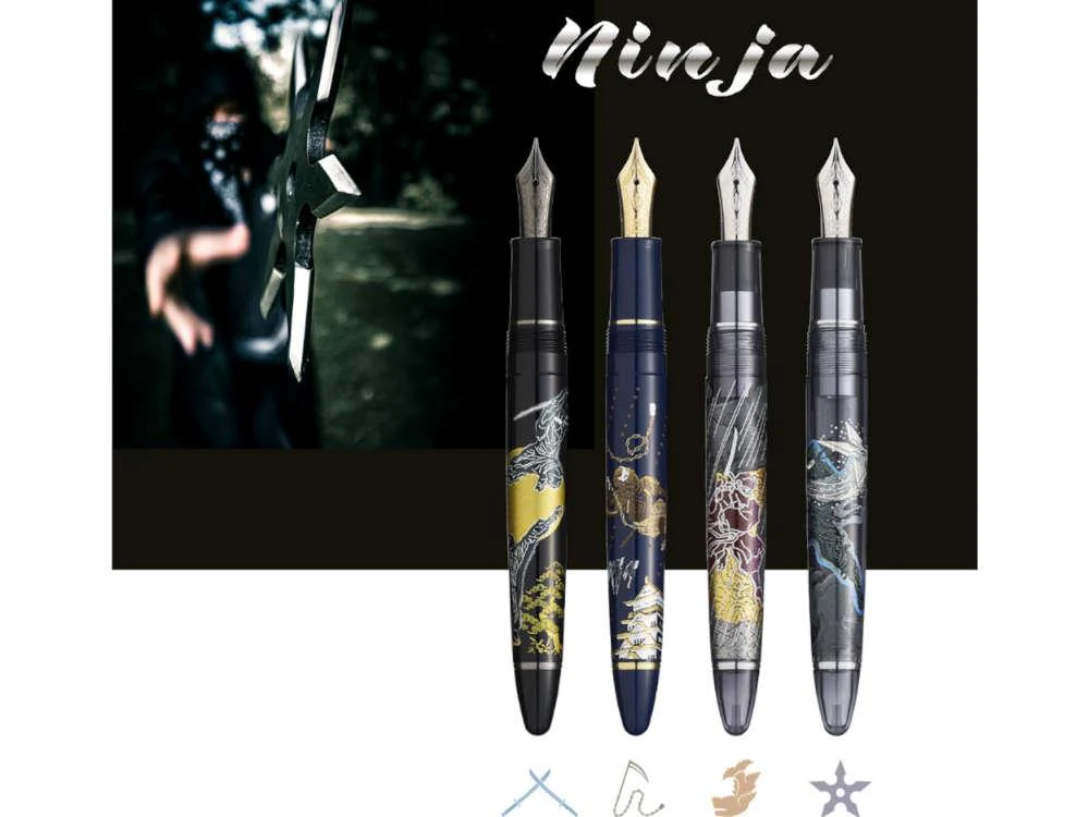 Sailor 1911 Ninja #2 Katana Fountain Pen, Limited Edition,11-8978-420 - Image 4