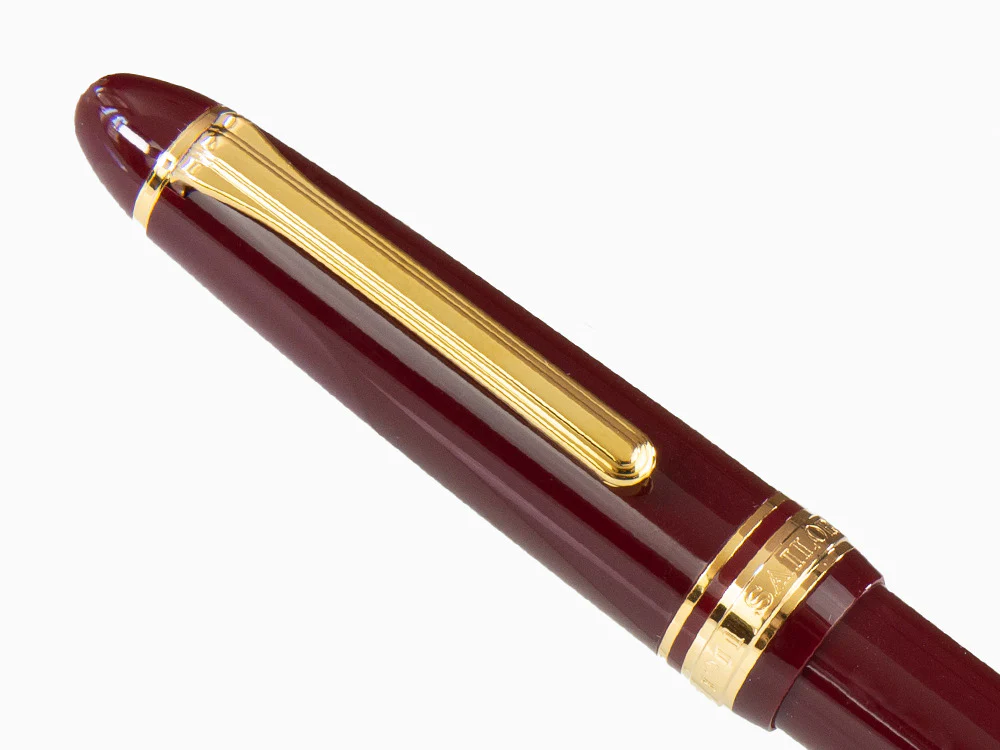 Sailor 1911 Standard Series Fountain Pen, Burgundy, Resin, Gold Trim - Image 9