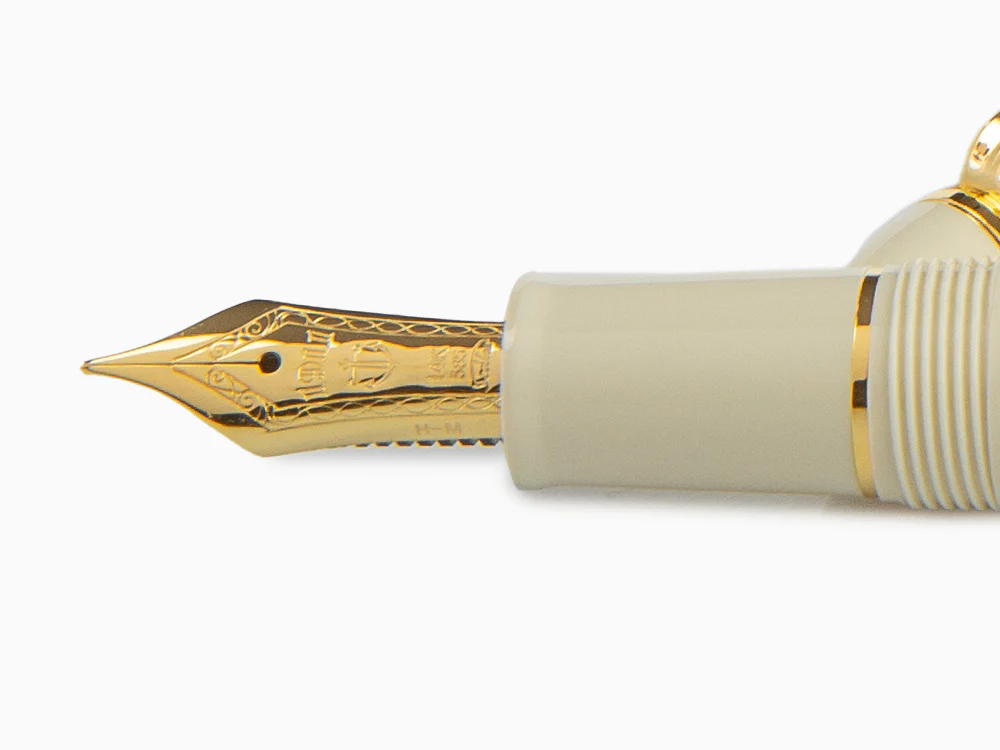 Sailor 1911 Standard Series Fountain Pen, Ivory, Gold Trim, 11-1219-417 - Image 5