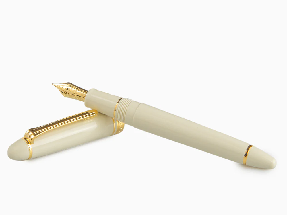 Sailor 1911 Standard Series Fountain Pen, Ivory, Gold Trim, 11-1219-417 - Image 8