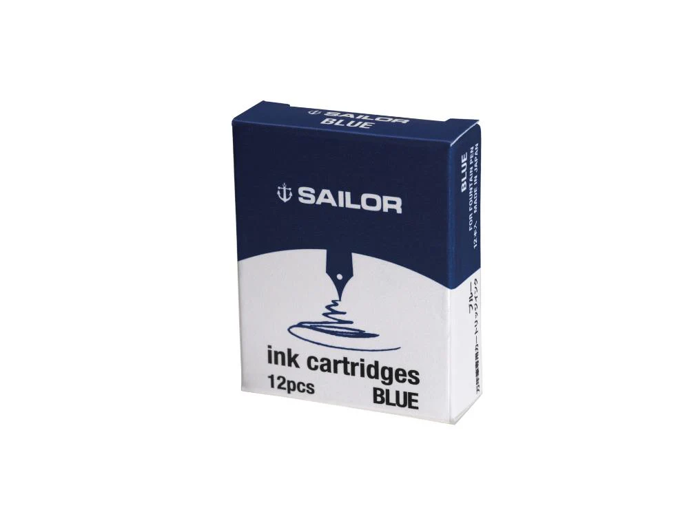 Sailor Ink cartridges Jentle Blue, 12 units, 13-0404-140 - Image 2