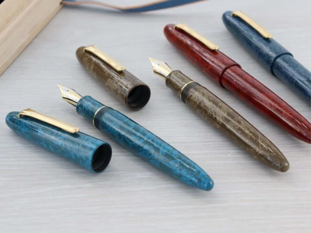Sailor KOP Fountain Pen Iro Miyabi II FUKAKI-AKE, Ebonite, 10-1600-438 - Image 6