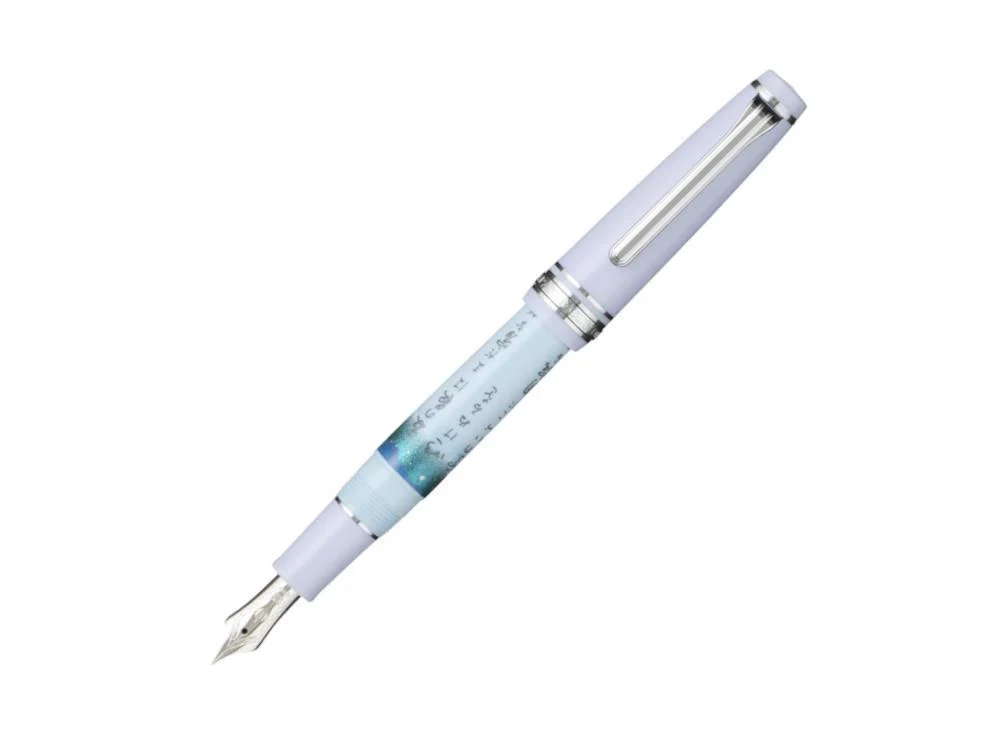 Sailor PG Seasonal Waka Poetry Summer Fountain Pen, Resin, 11-8986-441 - Image 2