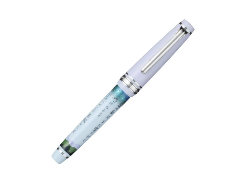 Sailor PG Seasonal Waka Poetry Summer Fountain Pen, Resin, 11-8986-441 - Image 3