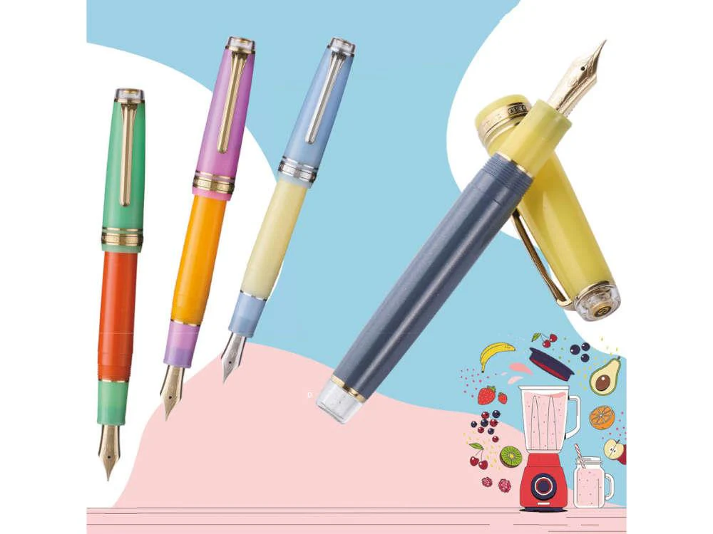 Sailor PG Smoothie 2nd Edition Goldenberry Fountain Pen, 11-4173-442 - Image 4