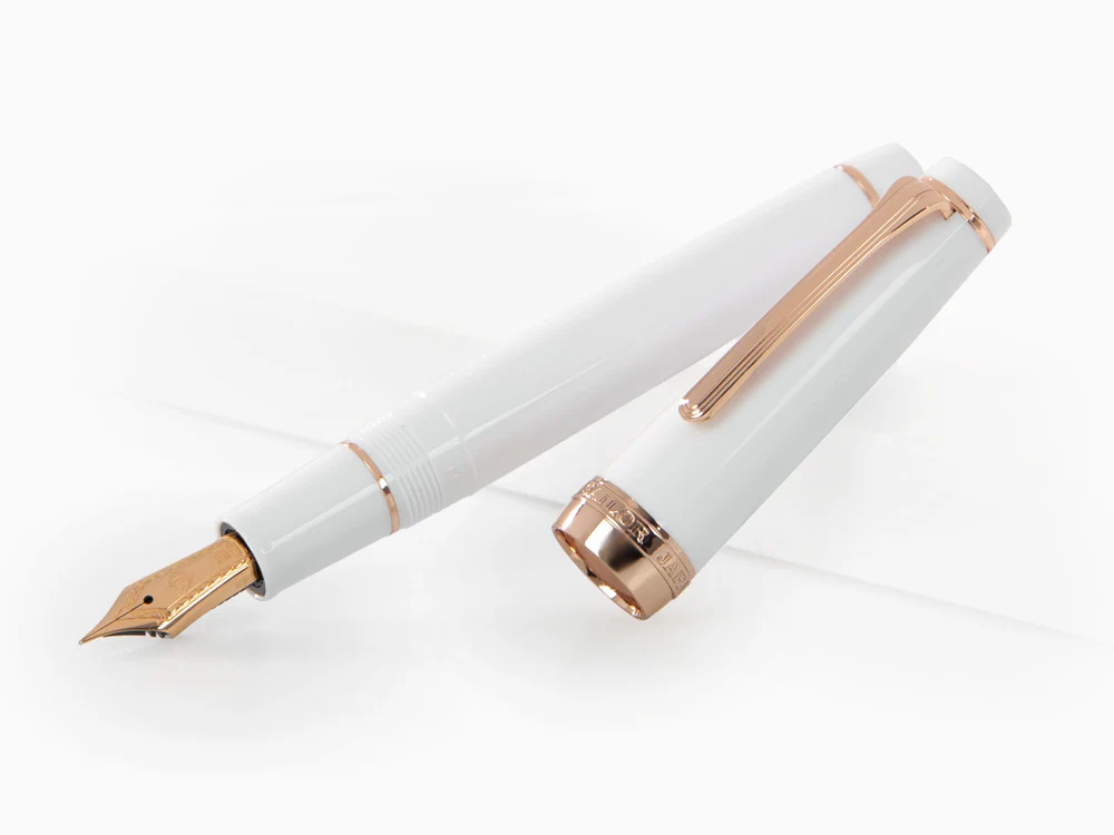 Sailor Professional Gear Pink Gold Fountain Pen, White, 11-3017-310 - Image 4