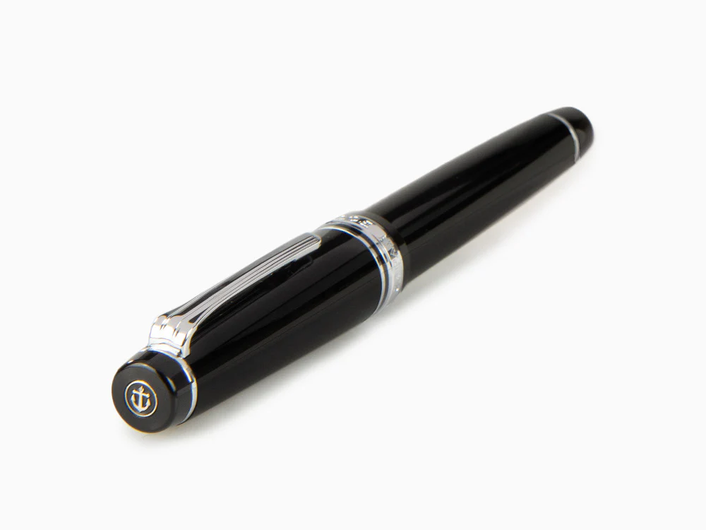 Sailor Professional Gear Silver Fountain Pen, Black, Chrome, 11-2037-420 - Image 6